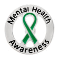 Circle Mental Health Awareness Ribbon Pins